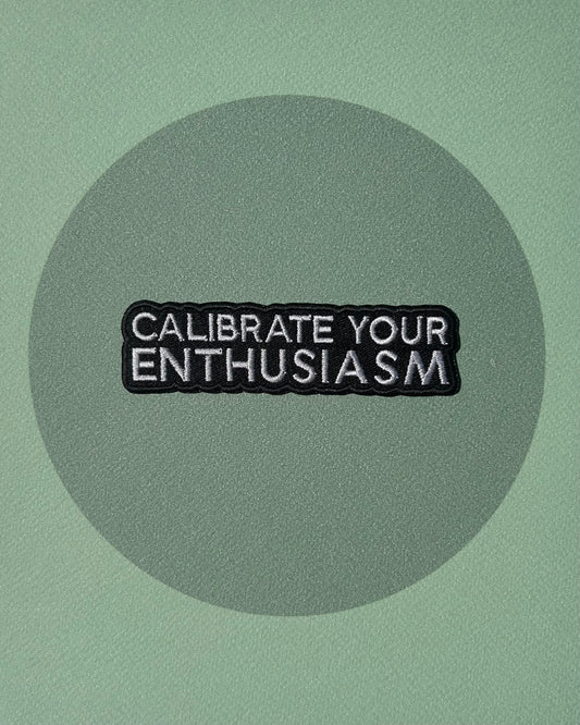 Calibrate your Enthusiasm Keychain + Patch