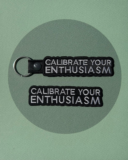 Calibrate your Enthusiasm Keychain + Patch