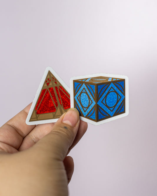 Shiny Holocron Stickers