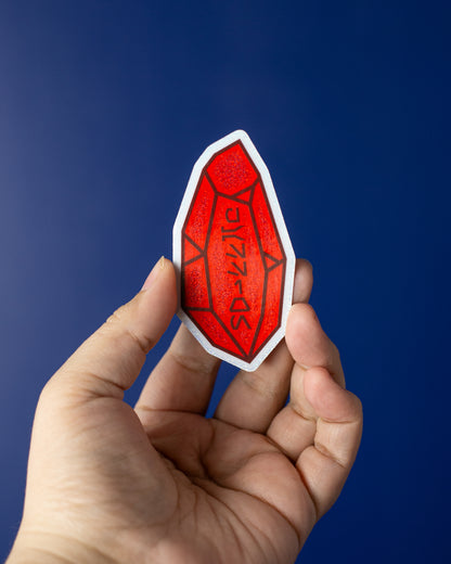 Holographic Kyber Crystal Stickers