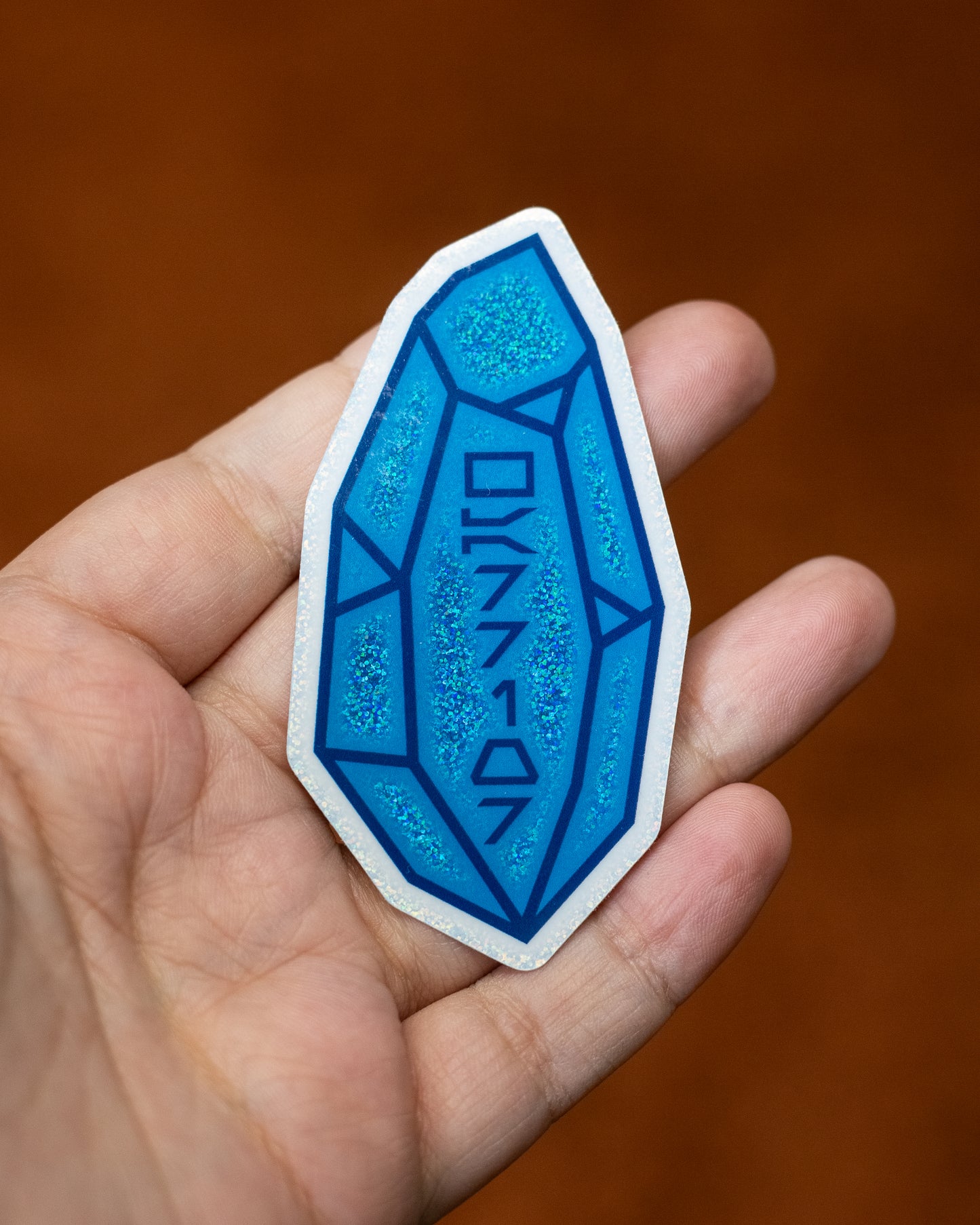 Holographic Kyber Crystal Stickers