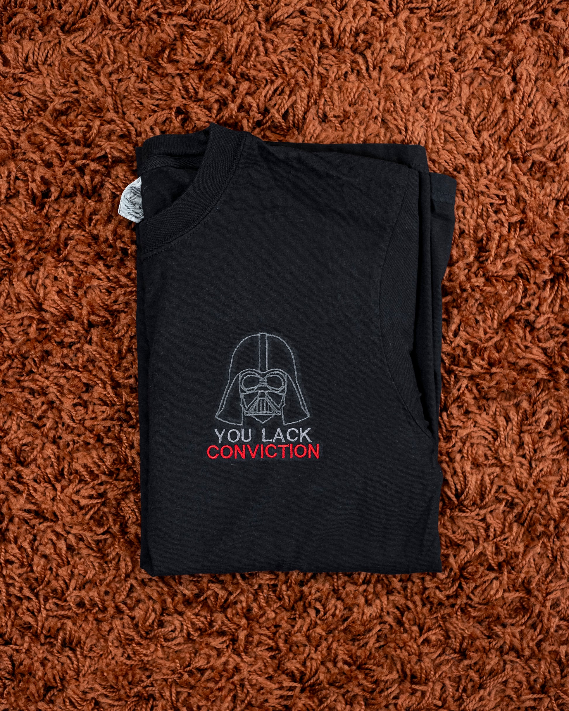 Conviction Quote Tee | Jedi Kaylin – Jedi Kaylin Embroidery