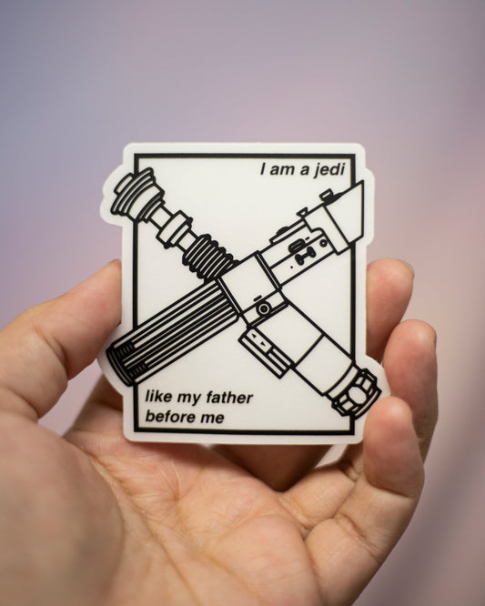 I Am A Jedi Sticker